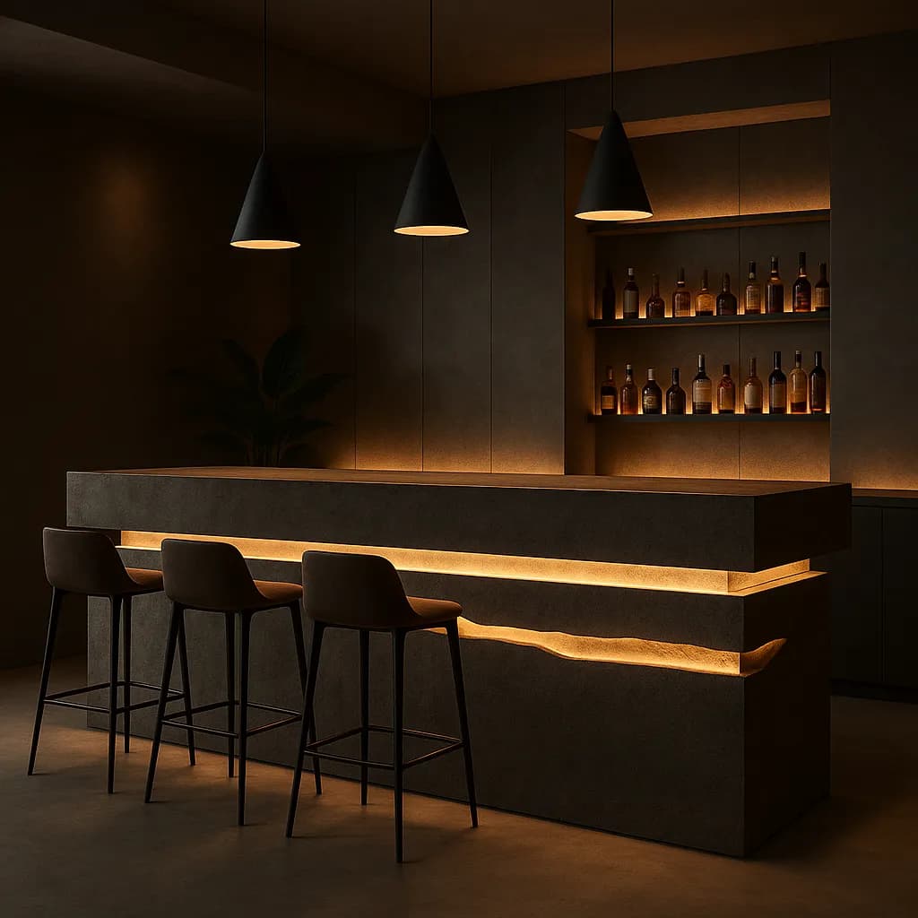 Барна стійка BASALT Monolith Cut | 05