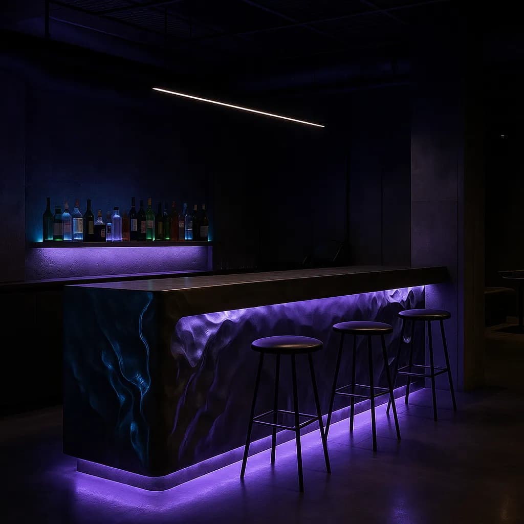 Барна стійка BASALT Night Pulse | 16